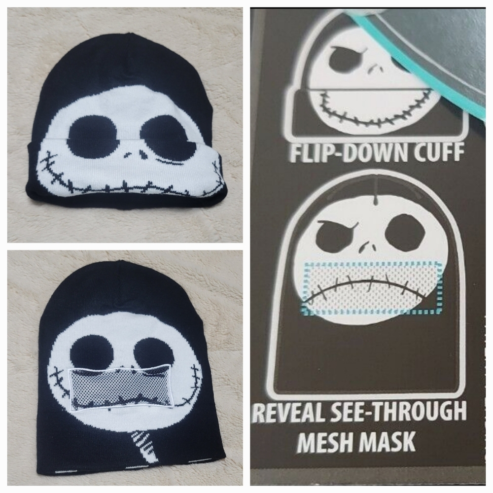 Nightmare Before Christmas Jack Skellington halloween beanie cap